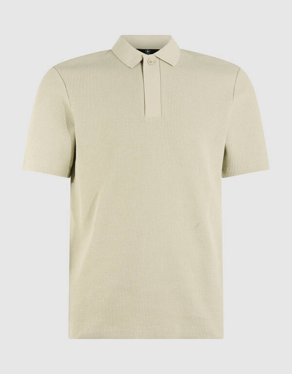 Waffle Polo Hellgr&uuml;n SHOEBY MEN