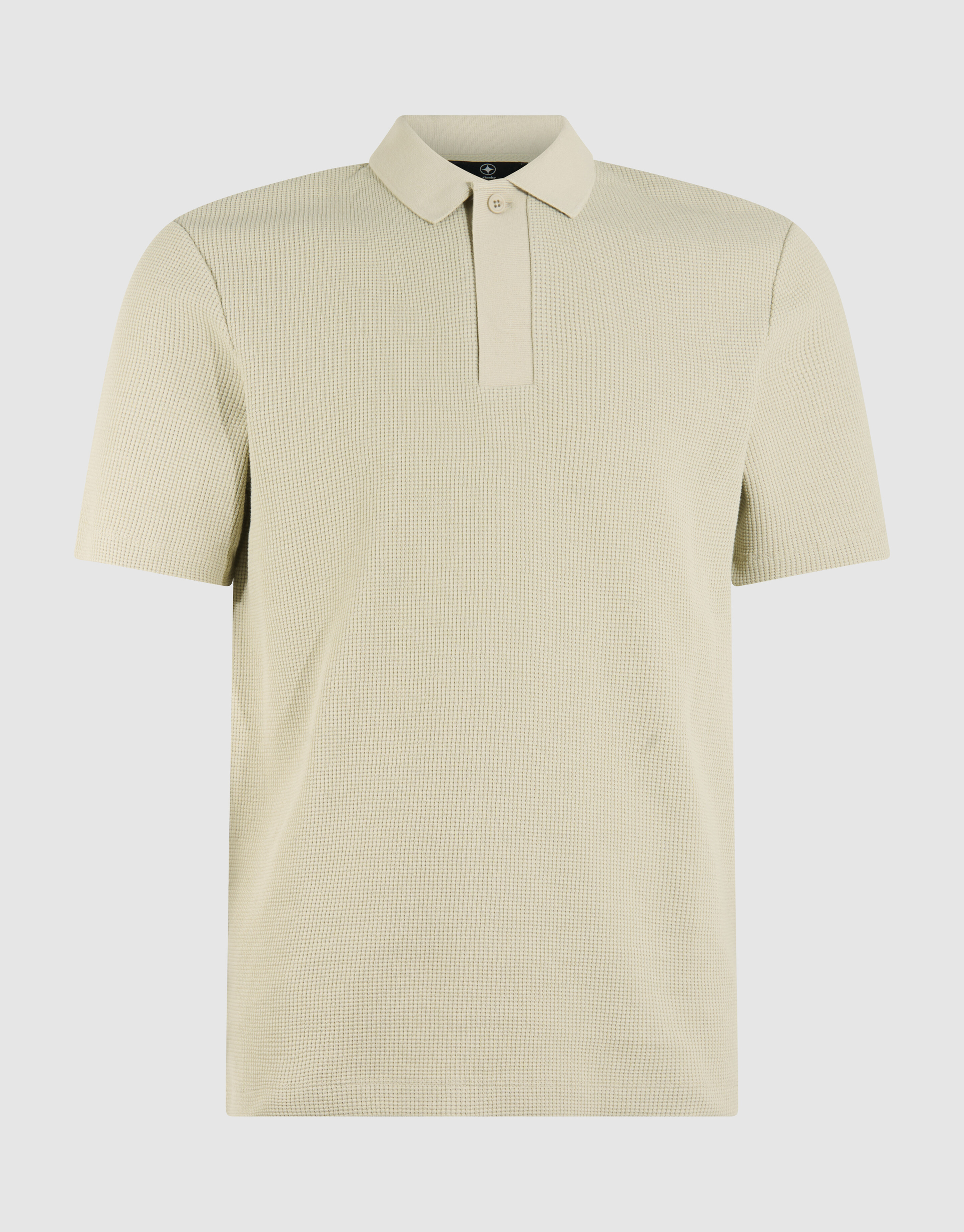 Waffle Polo Hellgr&uuml;n SHOEBY MEN