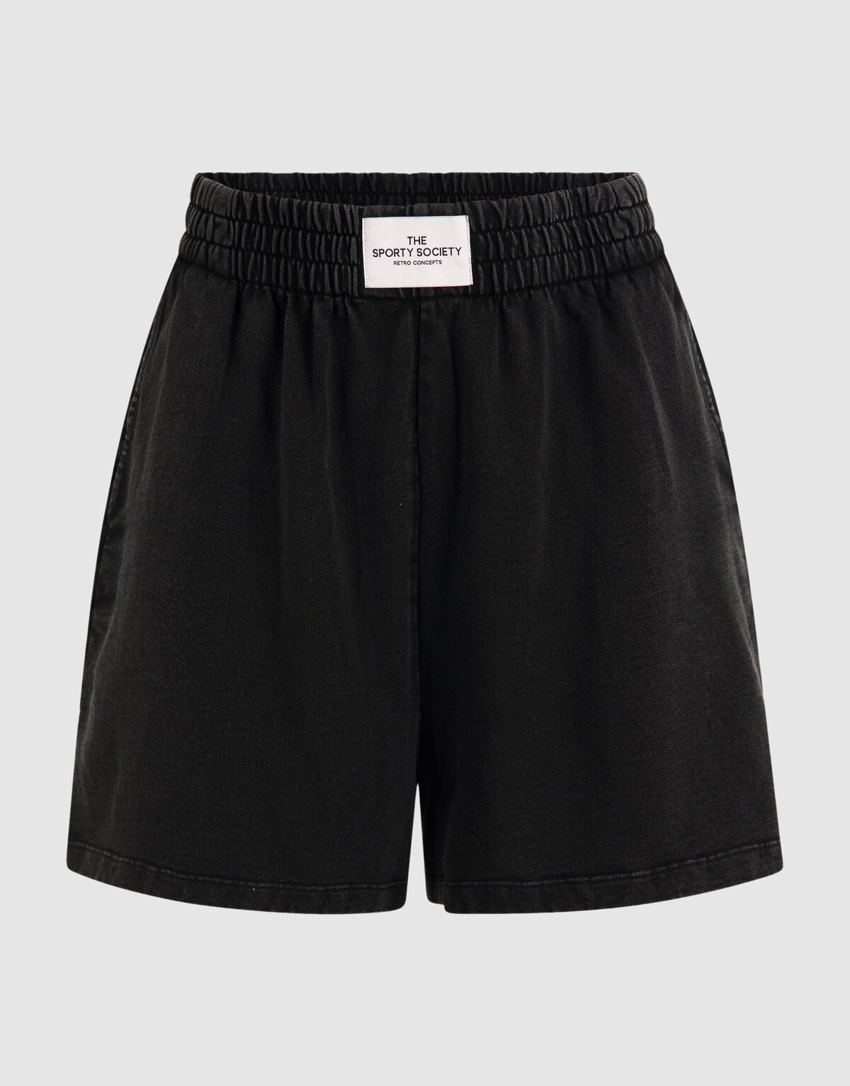 Gewaschene Sweat-Shorts Dunkelgrau SHOEBY WOMEN