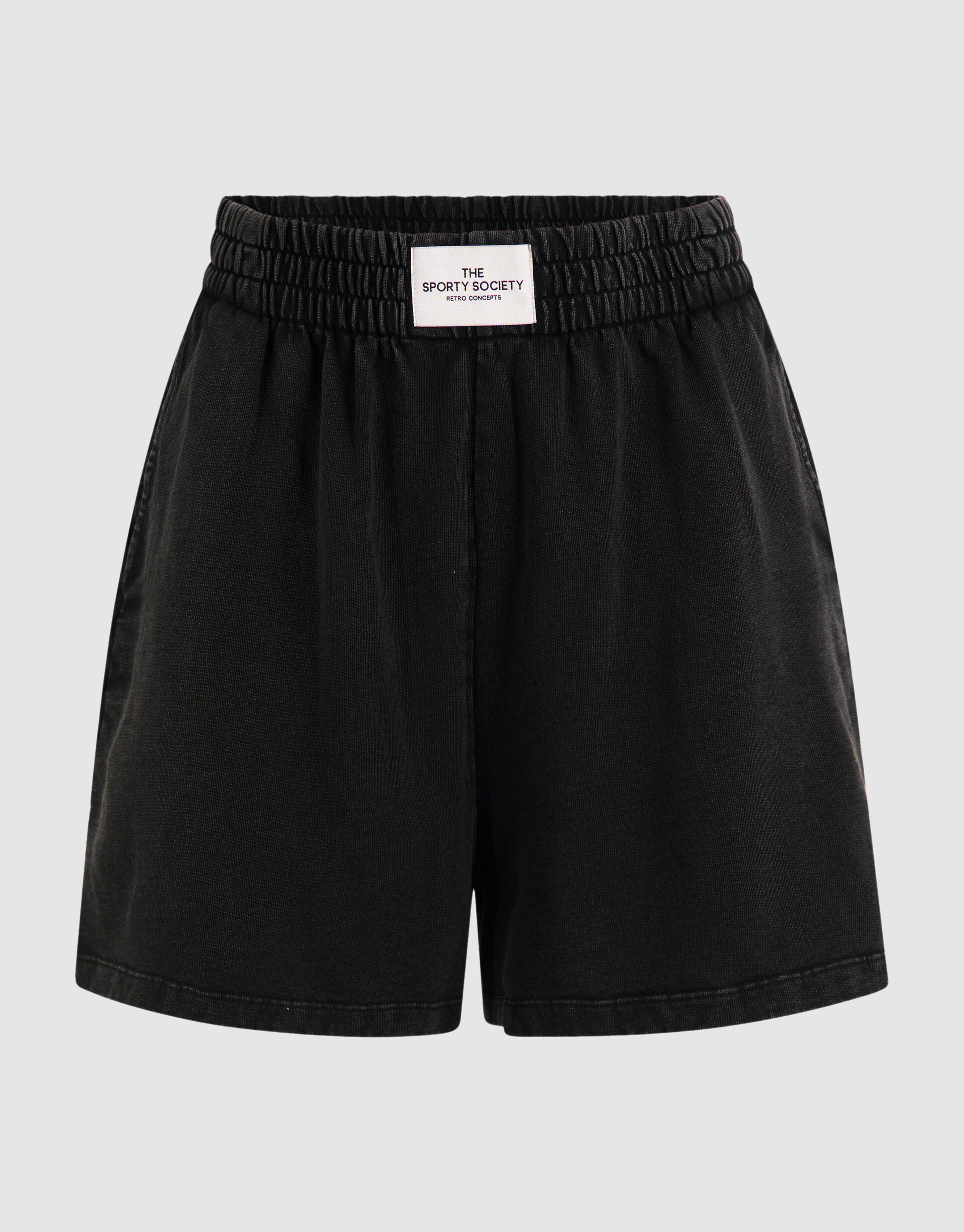Gewaschene Sweat-Shorts Dunkelgrau SHOEBY WOMEN