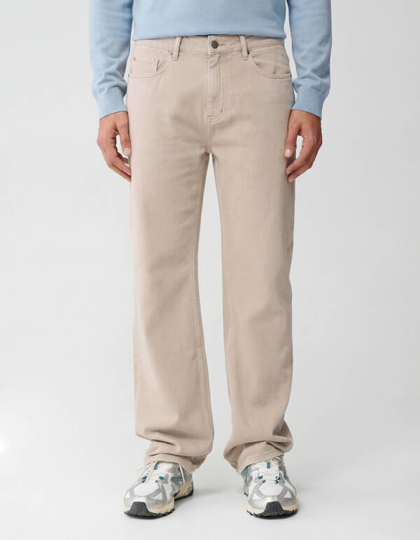 Relaxed Fit Hose Hellbraun SHOEBY MEN