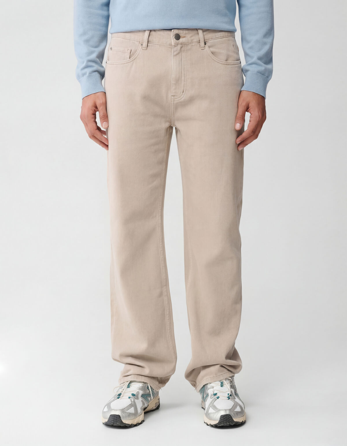 Relaxed Fit Hose Hellbraun SHOEBY MEN