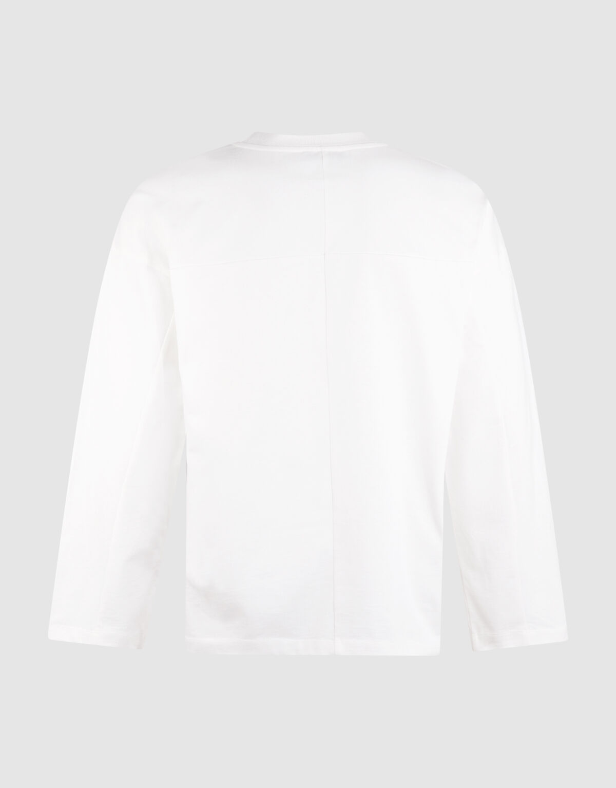 Basic-T-Shirt mit langem Arm im Relaxed-Fit wei&szlig; SHOEBY MEN