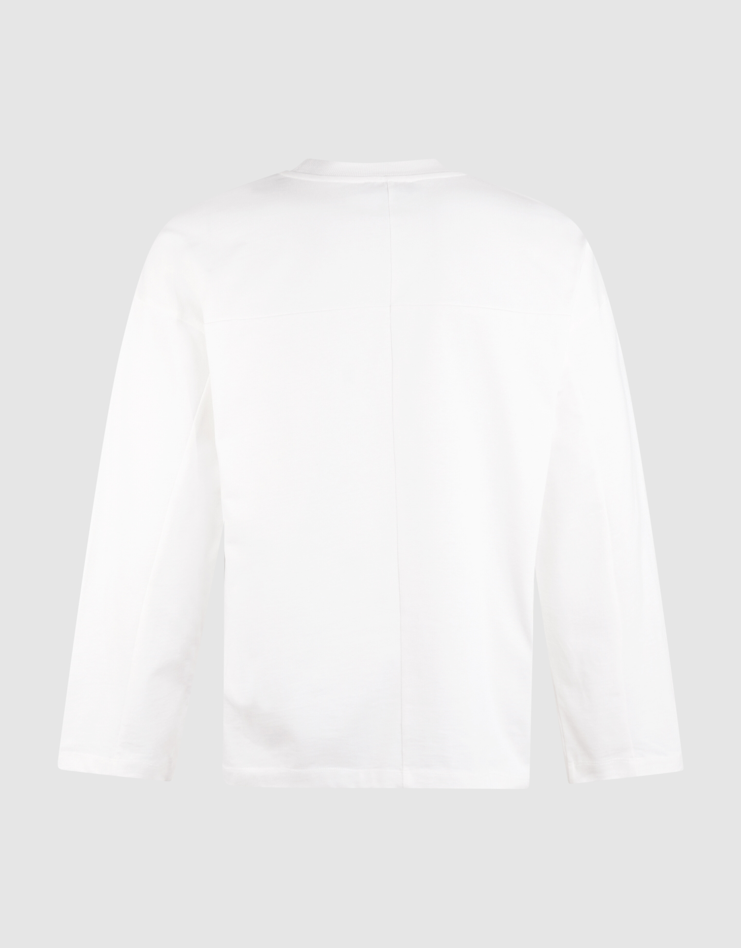 Basic-T-Shirt mit langem Arm im Relaxed-Fit wei&szlig; SHOEBY MEN