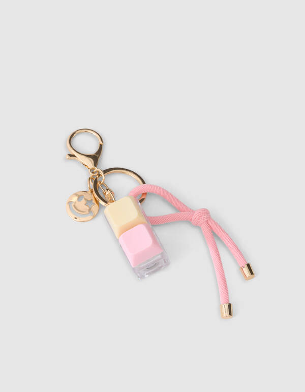 Smile Click Schl&uuml;sselanh&auml;nger Rosa SHOEBY ACCESSOIRES