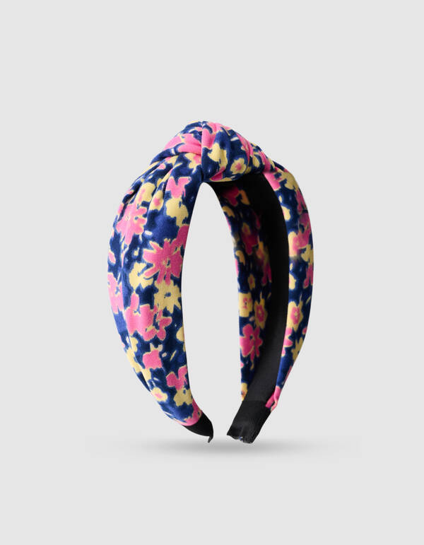 Haarband mit Blumenknoten, rosa SHOEBY GIRLS