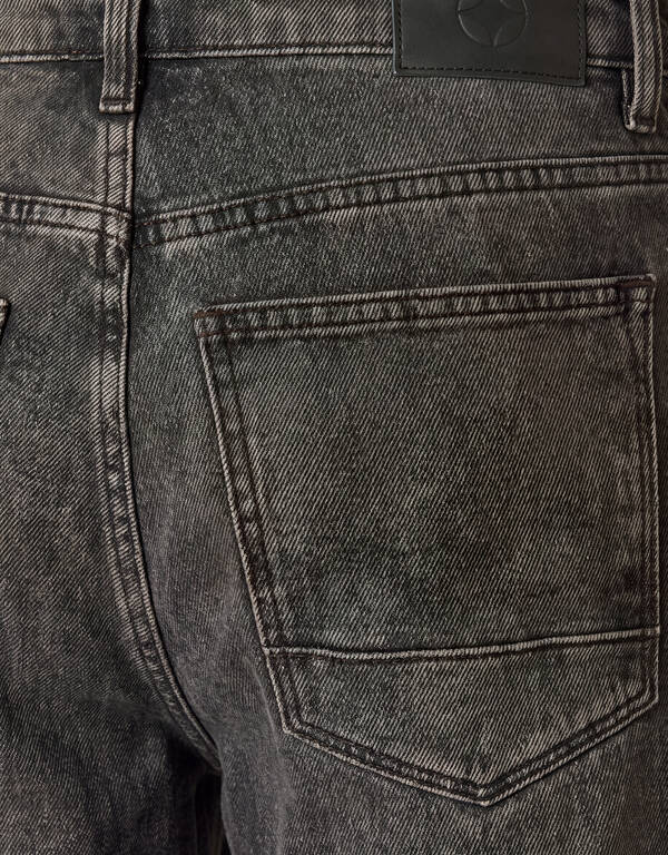 Slim Straight Fit Jeans Dunkelgrau L32 SHOEBY MEN