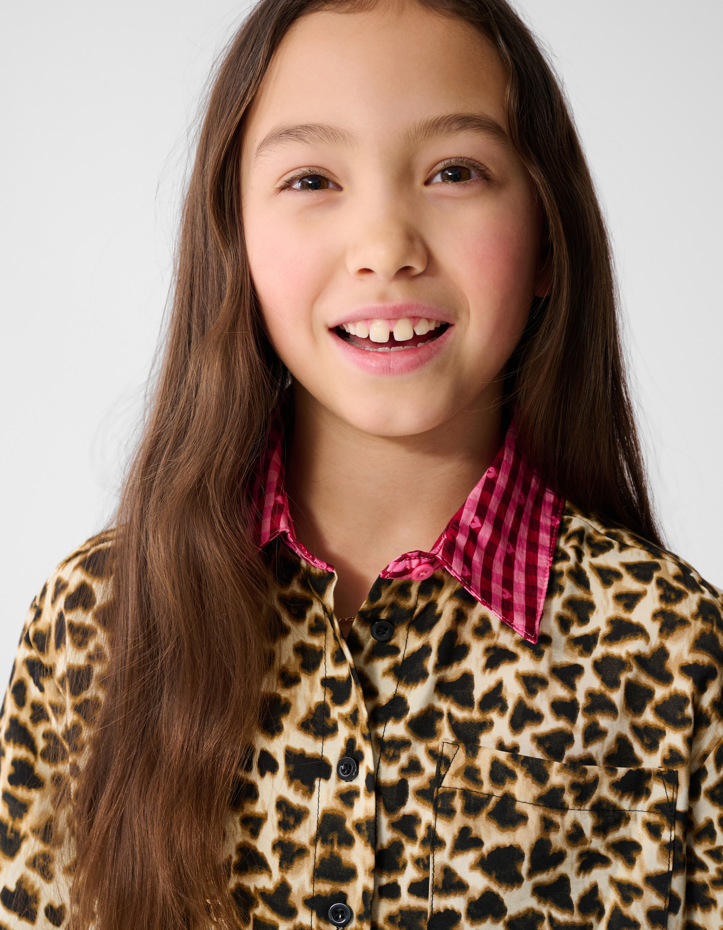 Leopardenbluse in Hellbraun SHOEBY GIRLS
