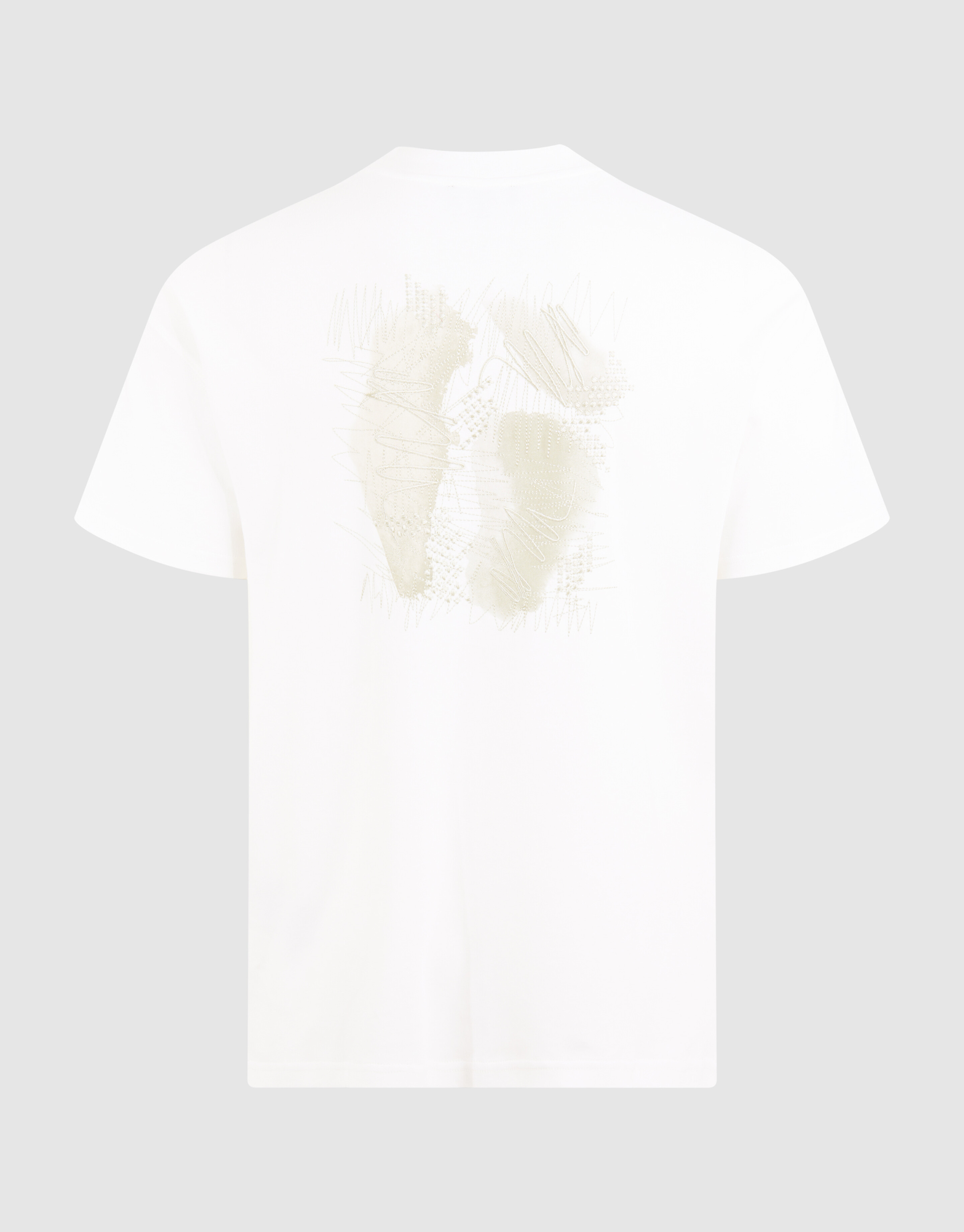 Besticktes Mix T-Shirt Weiß SHOEBY MEN