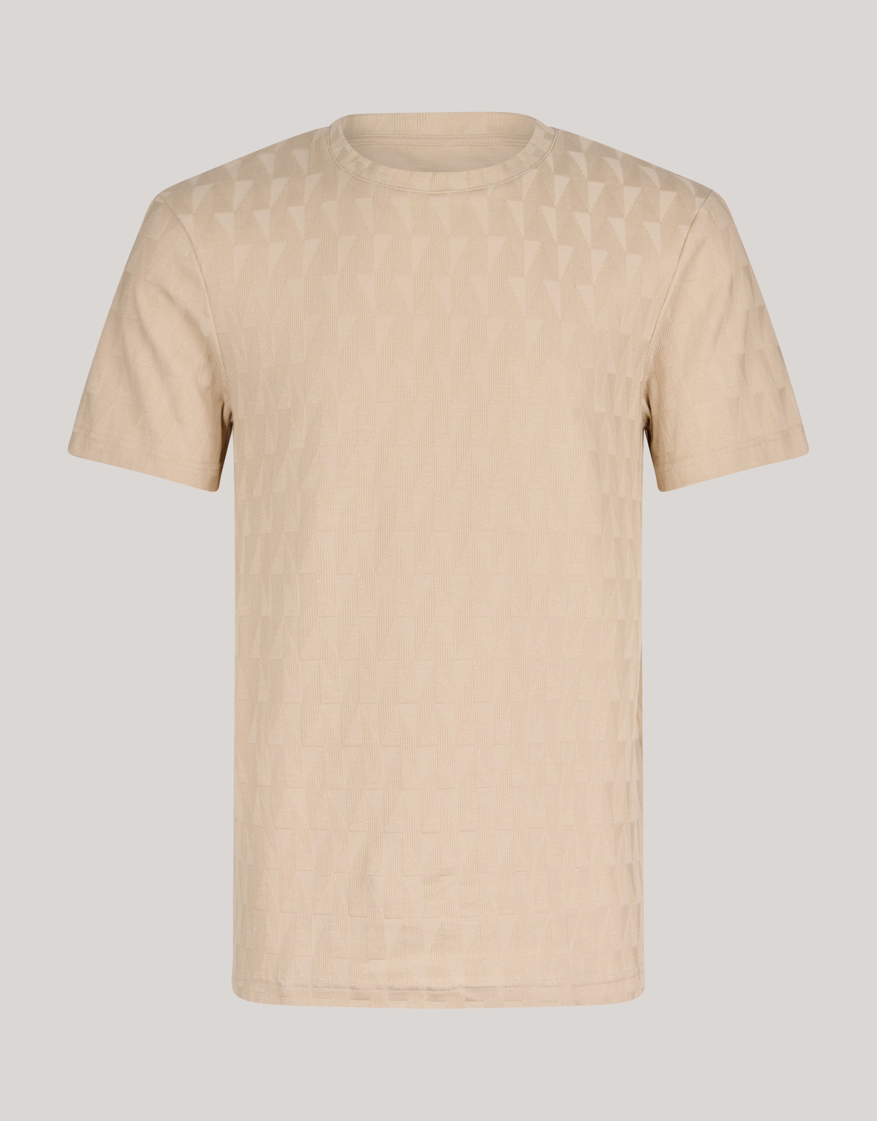 Jacquard T-shirt Sand SHOEBY MEN