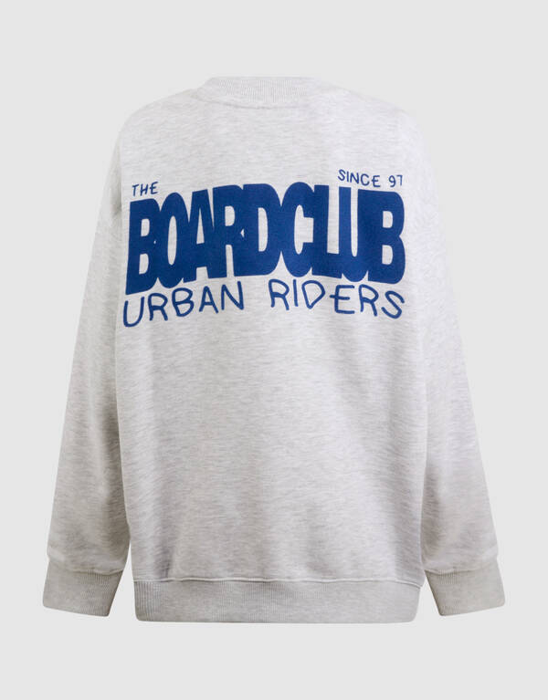 BoardClub Artwork Sweatshirt Hellgrau SHOEBY BOYS