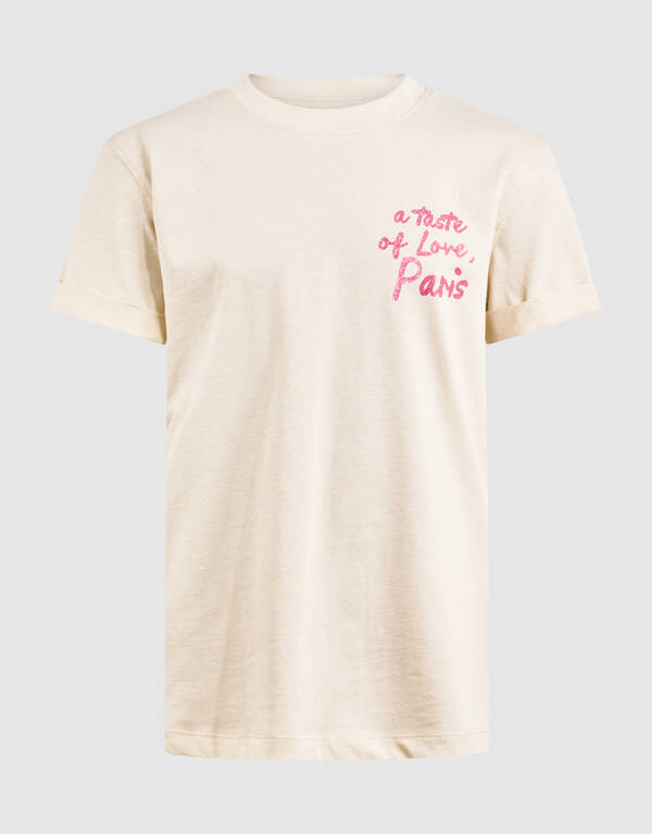 Taste Of Love Artwork T-Shirt Sand SHOEBY GIRLS