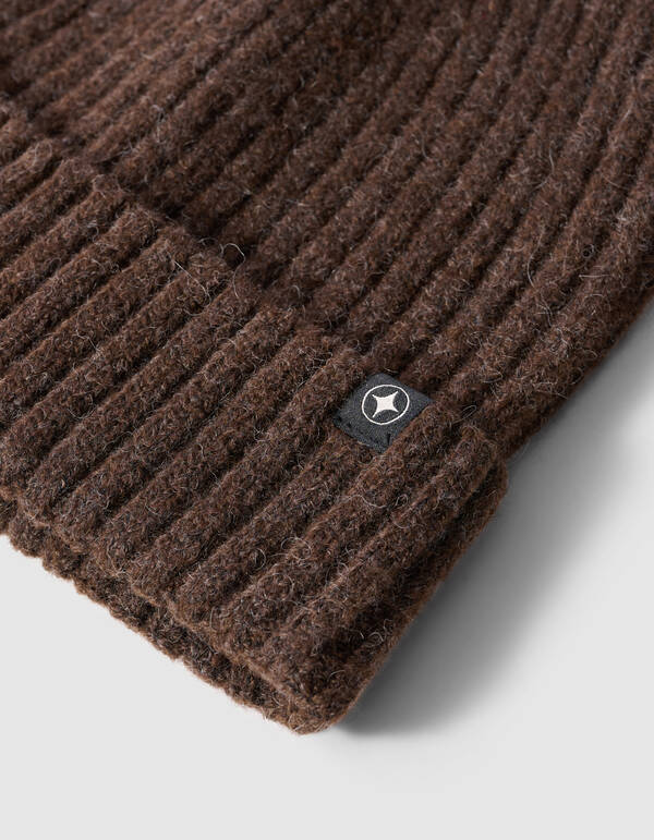 Rib Beanie Dunkelbraun SHOEBY ACCESSOIRES