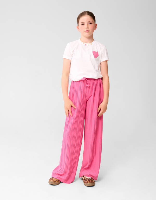 Plissee Weite Hosen Rosa SHOEBY GIRLS