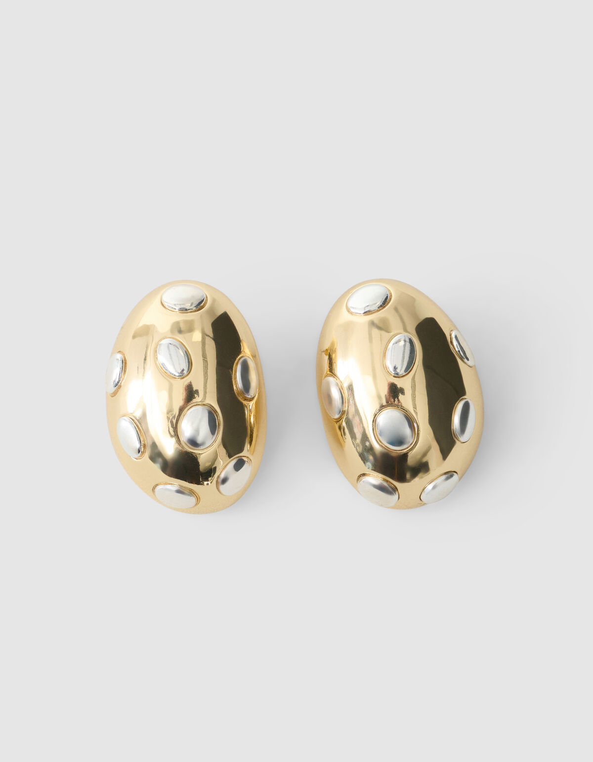 Ei Ohrringe Gold/Silber SHOEBY ACCESSOIRES
