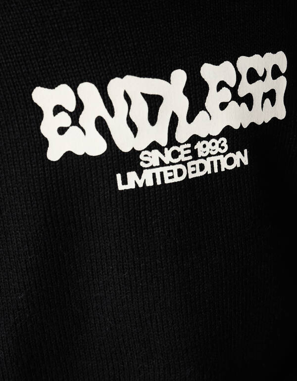 Endless Gebriede Pullover Schwarz SHOEBY BOYS