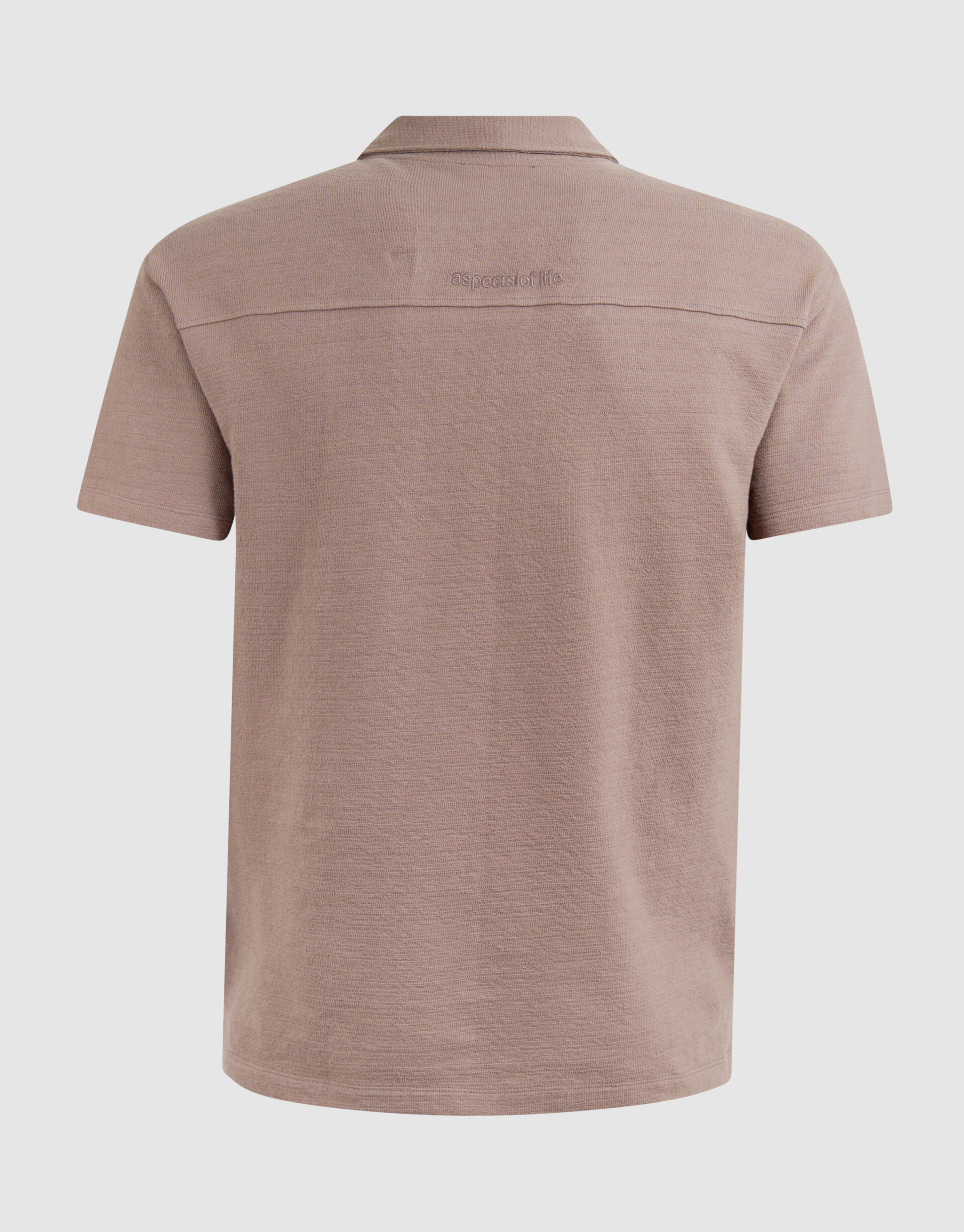 Stickerei Polo Hellbraun SHOEBY MEN