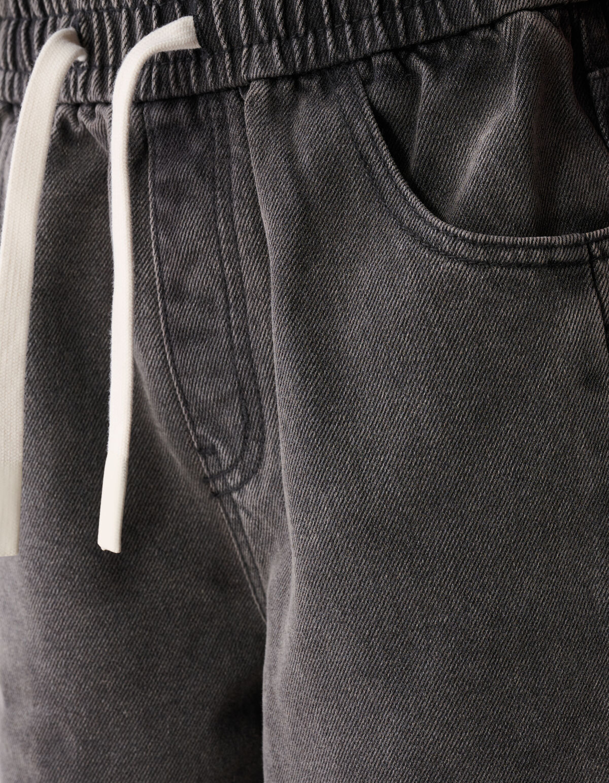 Sportliche Jeansshorts Grau SHOEBY BOYS