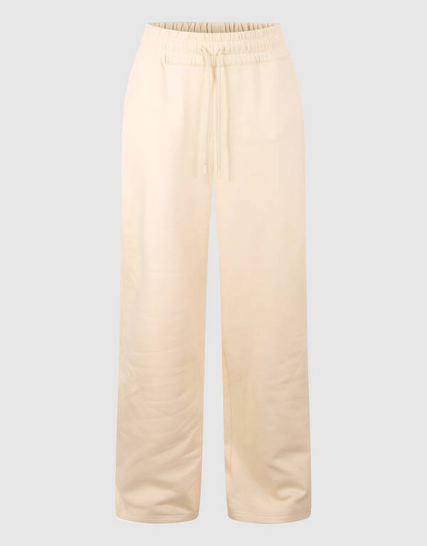 Weit geschnittene Jogginghose in gebrochenem Wei&szlig; SHOEBY WOMEN