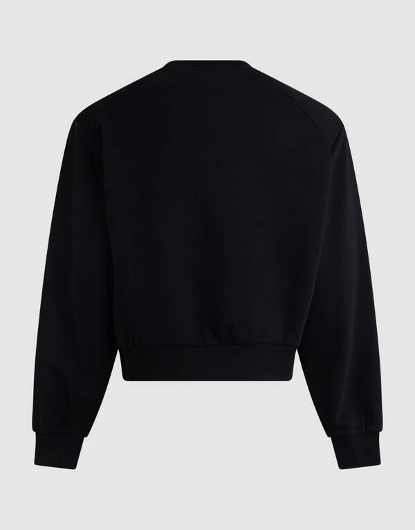 Pullover mit gro&szlig;en Schultern in Schwarz SHOEBY WOMEN