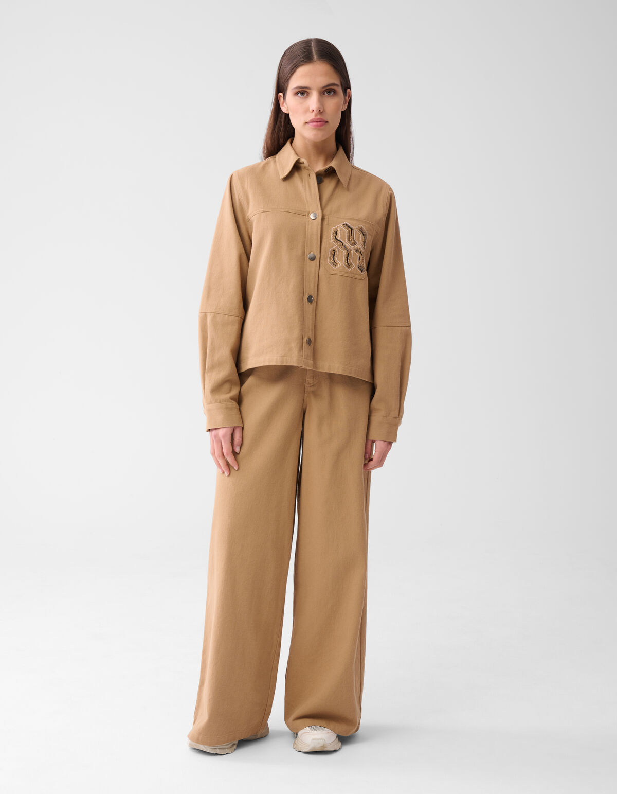 Übergroße Stickerei Jack Camel von Mieke SHOEBY WOMEN