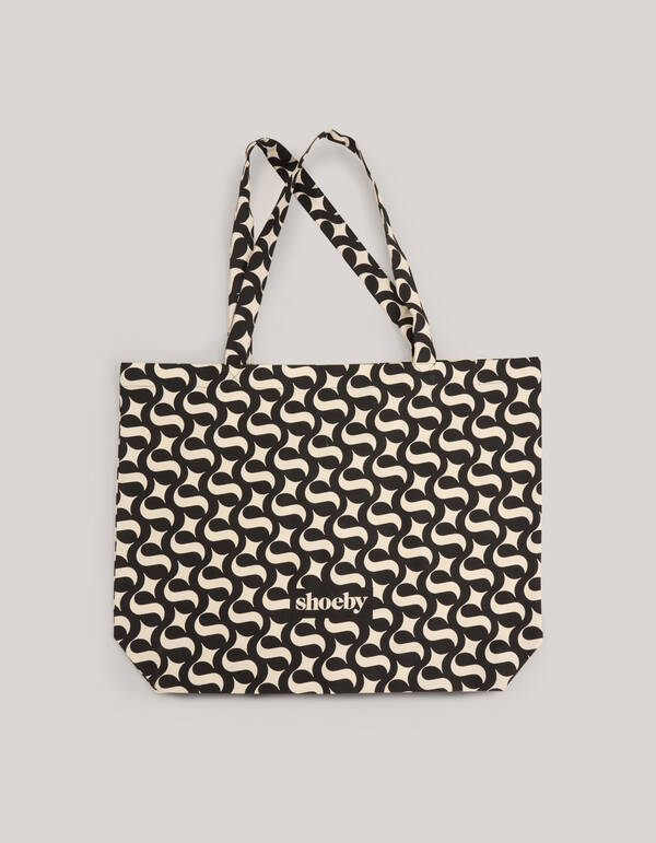 Shoeby Logo Shopper Schwarz Gro&szlig; SHOEBY ACCESSOIRES