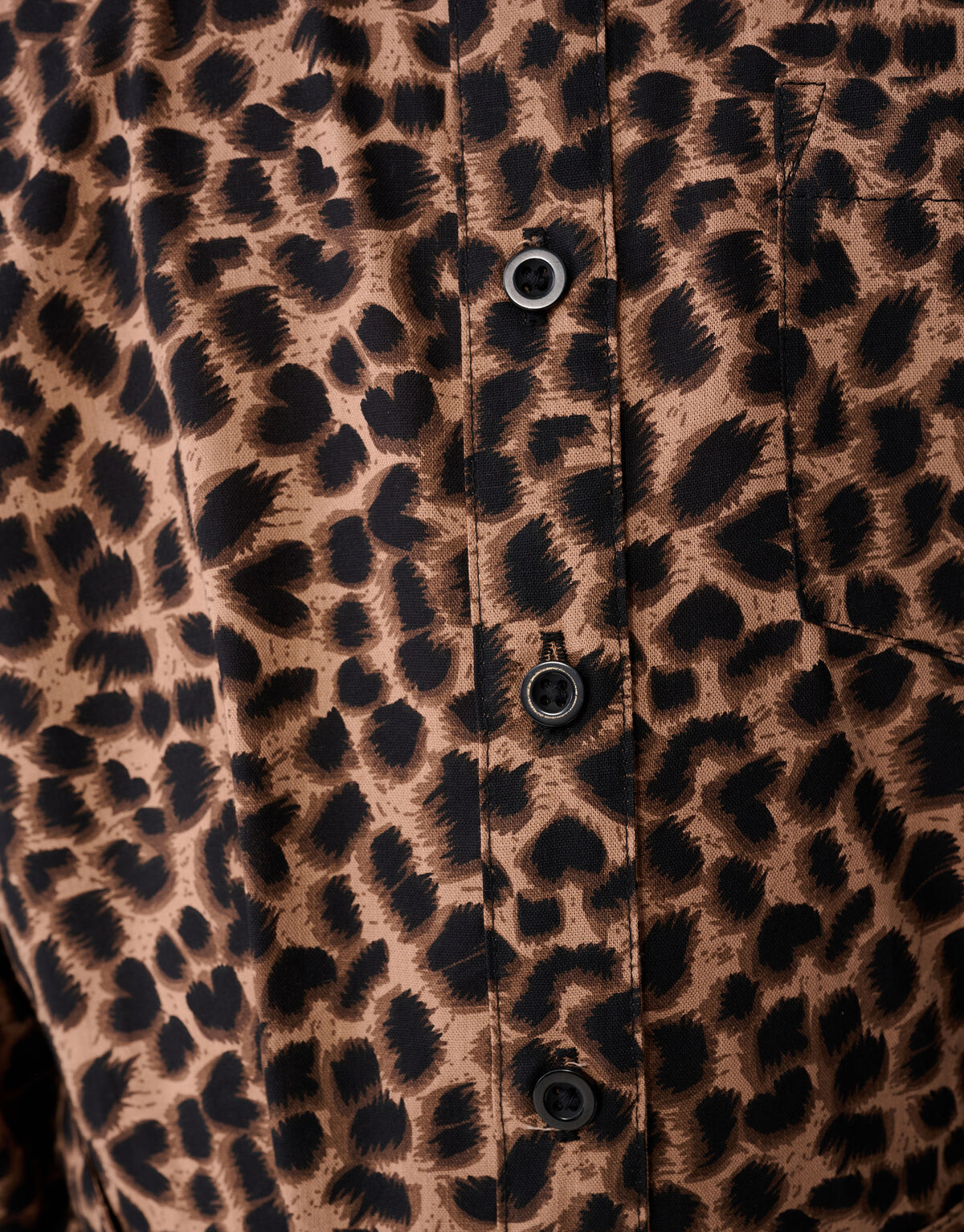 Leoparden-Minikleid Braun SHOEBY GIRLS