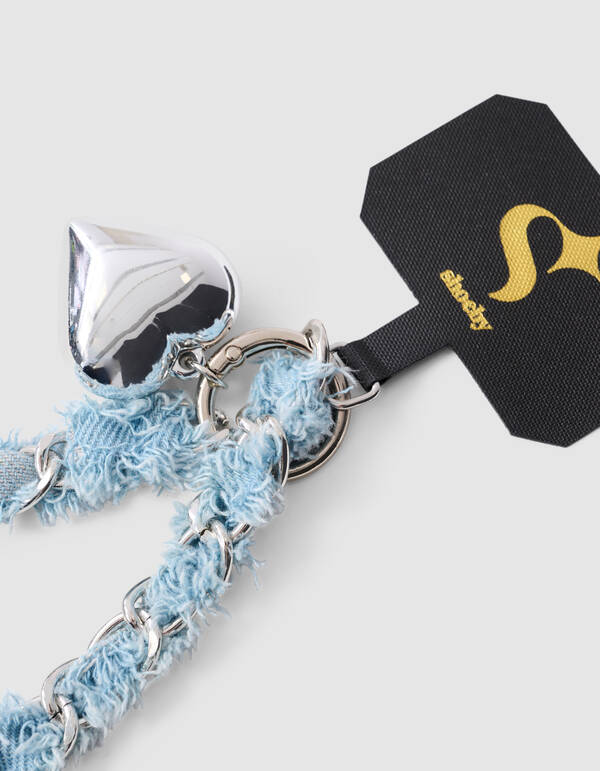 Denim Ketten Telefonband Hellblau SHOEBY ACCESSOIRES