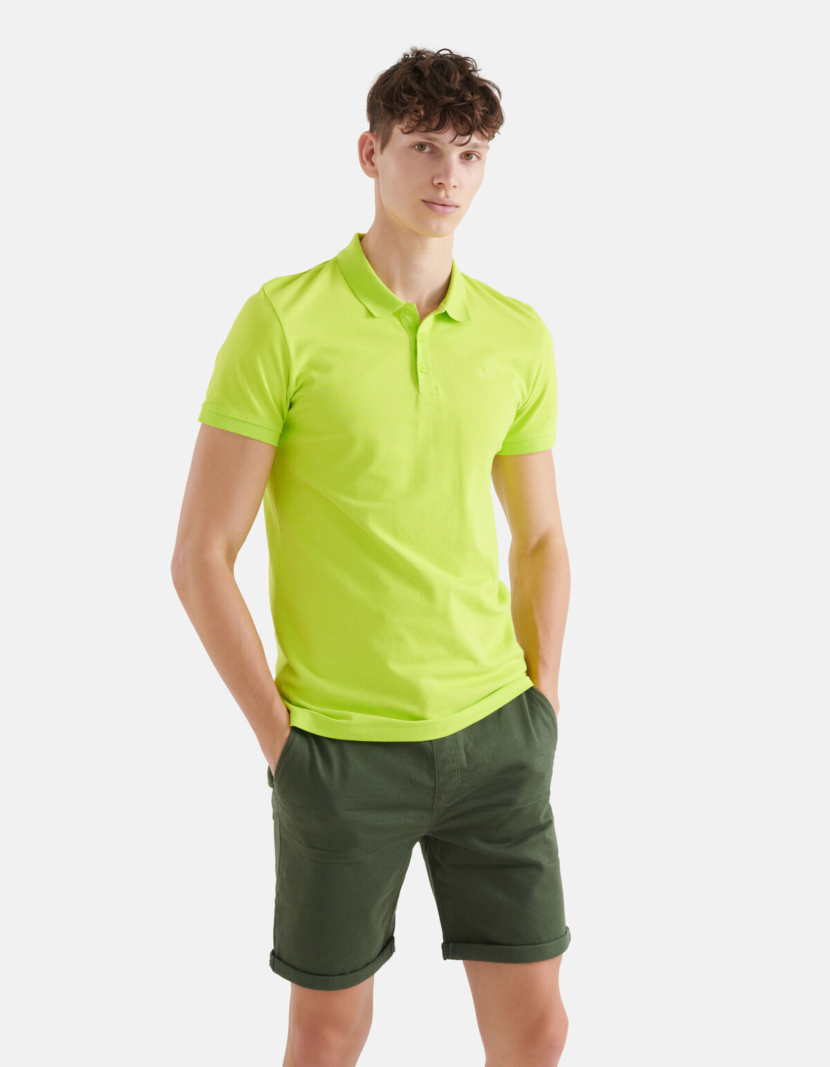 Basic Polo Hellgrün SHOEBY MEN