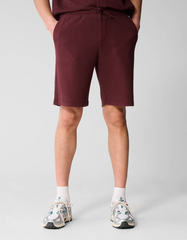 Rippe Kurz Dunkelrot SHOEBY MEN