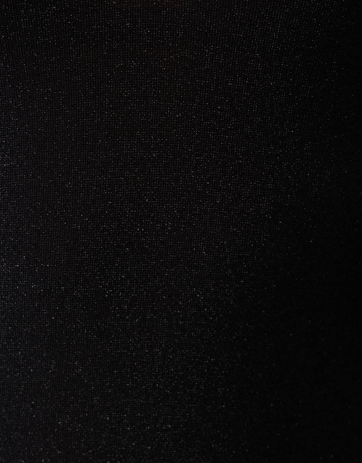 Glitzer-Body mit V-Ausschnitt, schwarz SHOEBY WOMEN