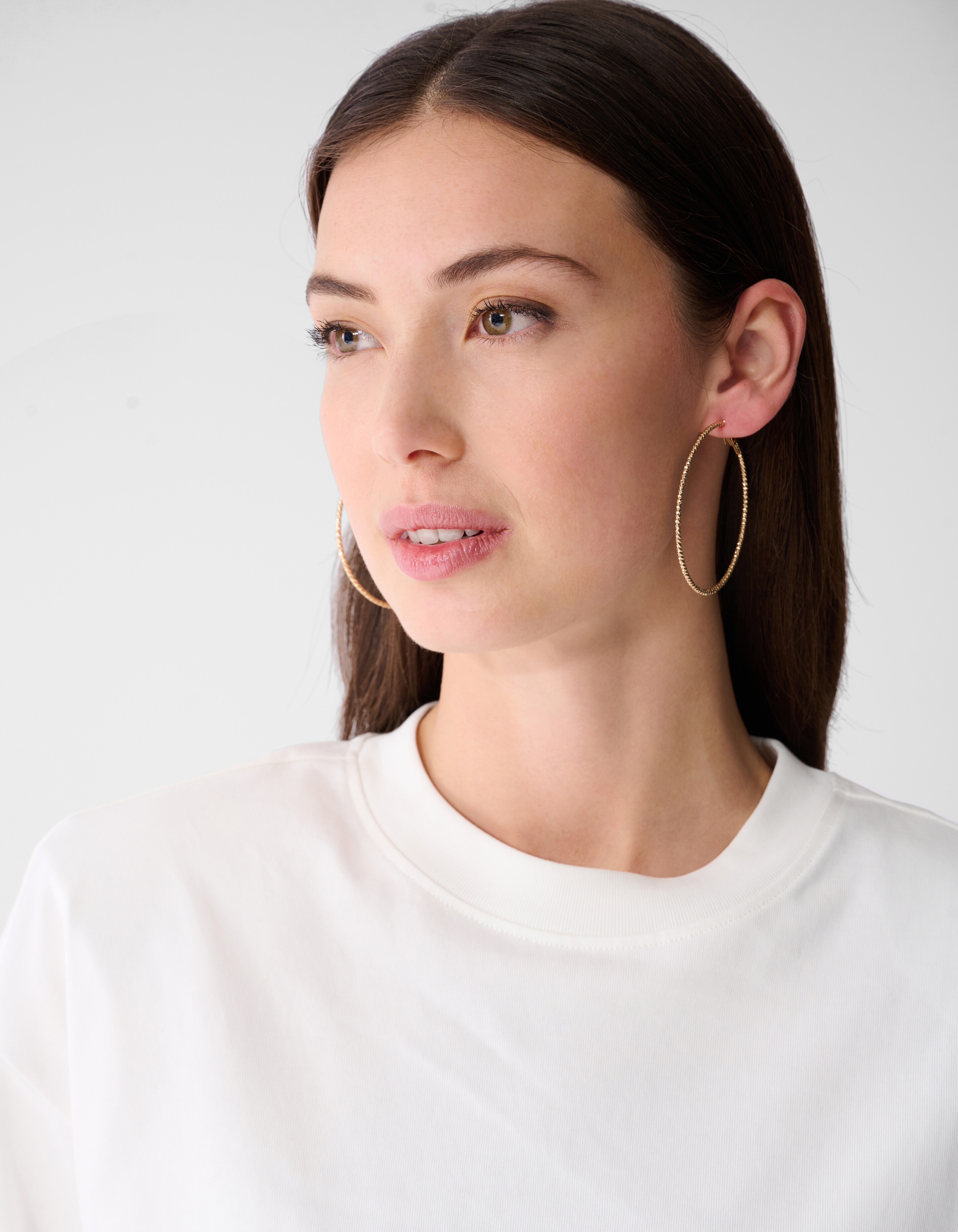 Klassische Creolen Gold SHOEBY ACCESSOIRES