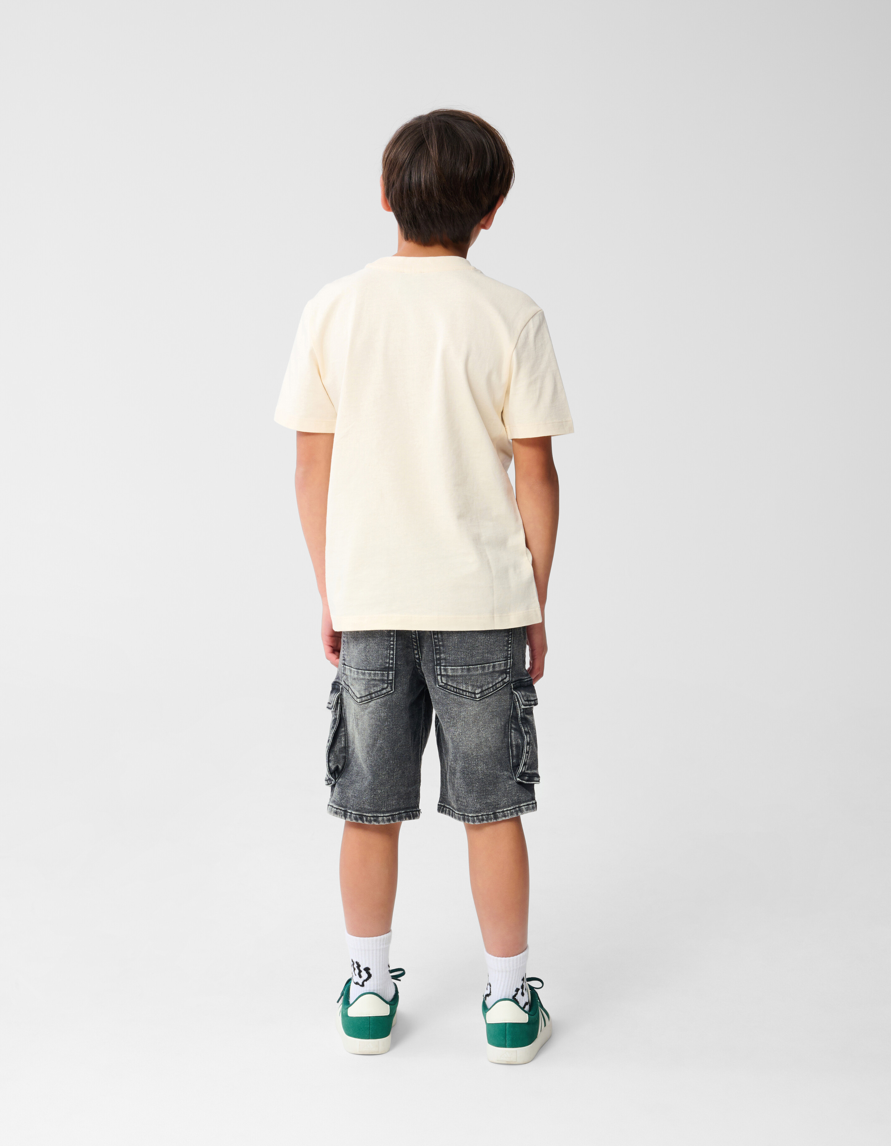 Denim Cargo Short Dunkelgrau SHOEBY BOYS