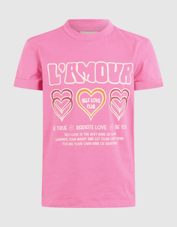 Selbstliebe Kunstwerk T-shirt Rosa SHOEBY GIRLS