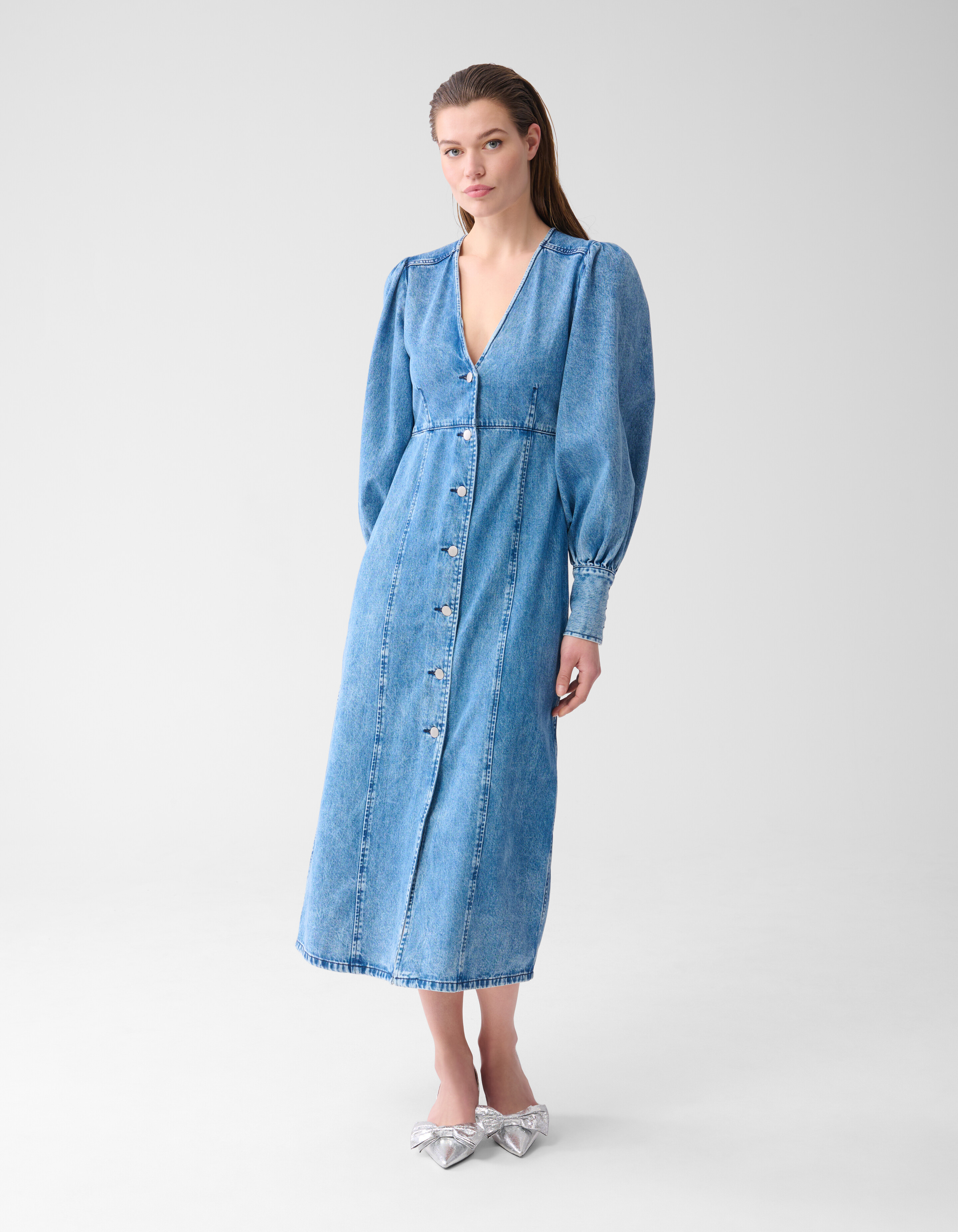 Denim Maxikleid Mediumstone SHOEBY WOMEN