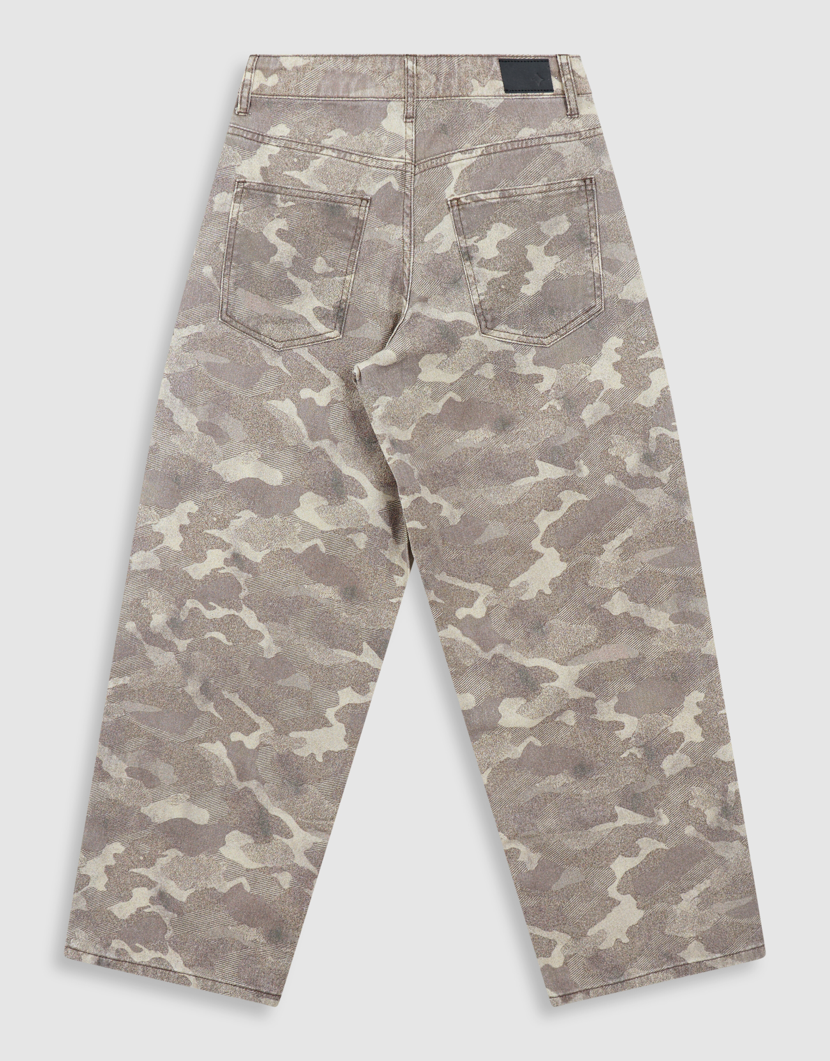 Camo Baggy Fit Jeans in Hellbraun SHOEBY BOYS