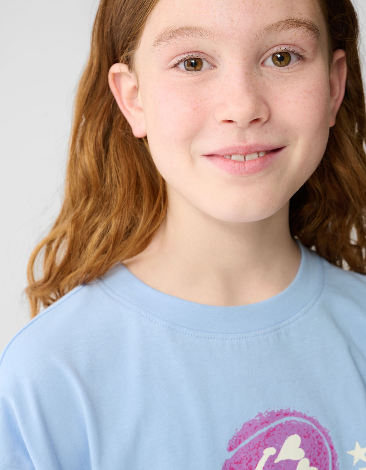 Tennis Artwork T-Shirt Blau SHOEBY GIRLS