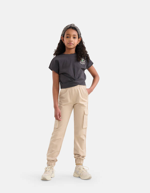 Cargo Jogger Beige SHOEBY GIRLS