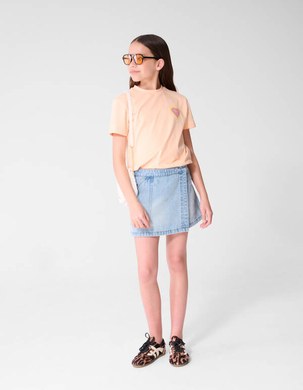 Summer Soleil T-Shirt Hellorange SHOEBY GIRLS