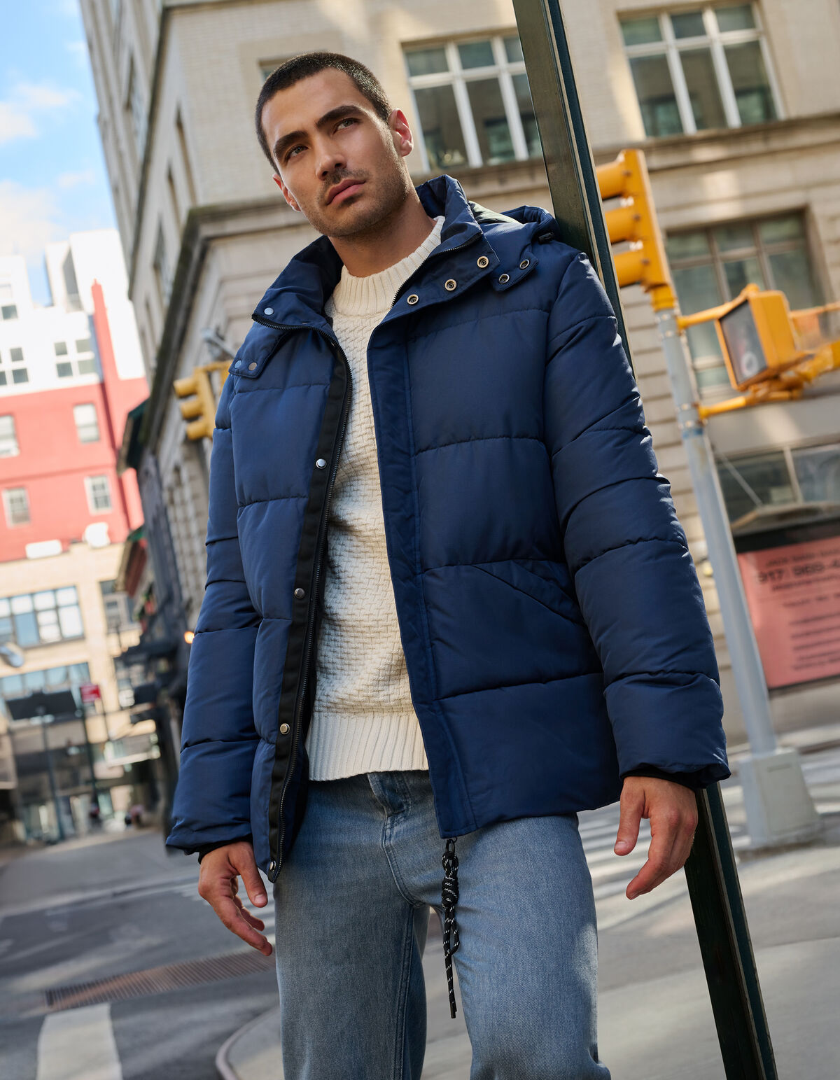Pufferjacke Blau SHOEBY MEN