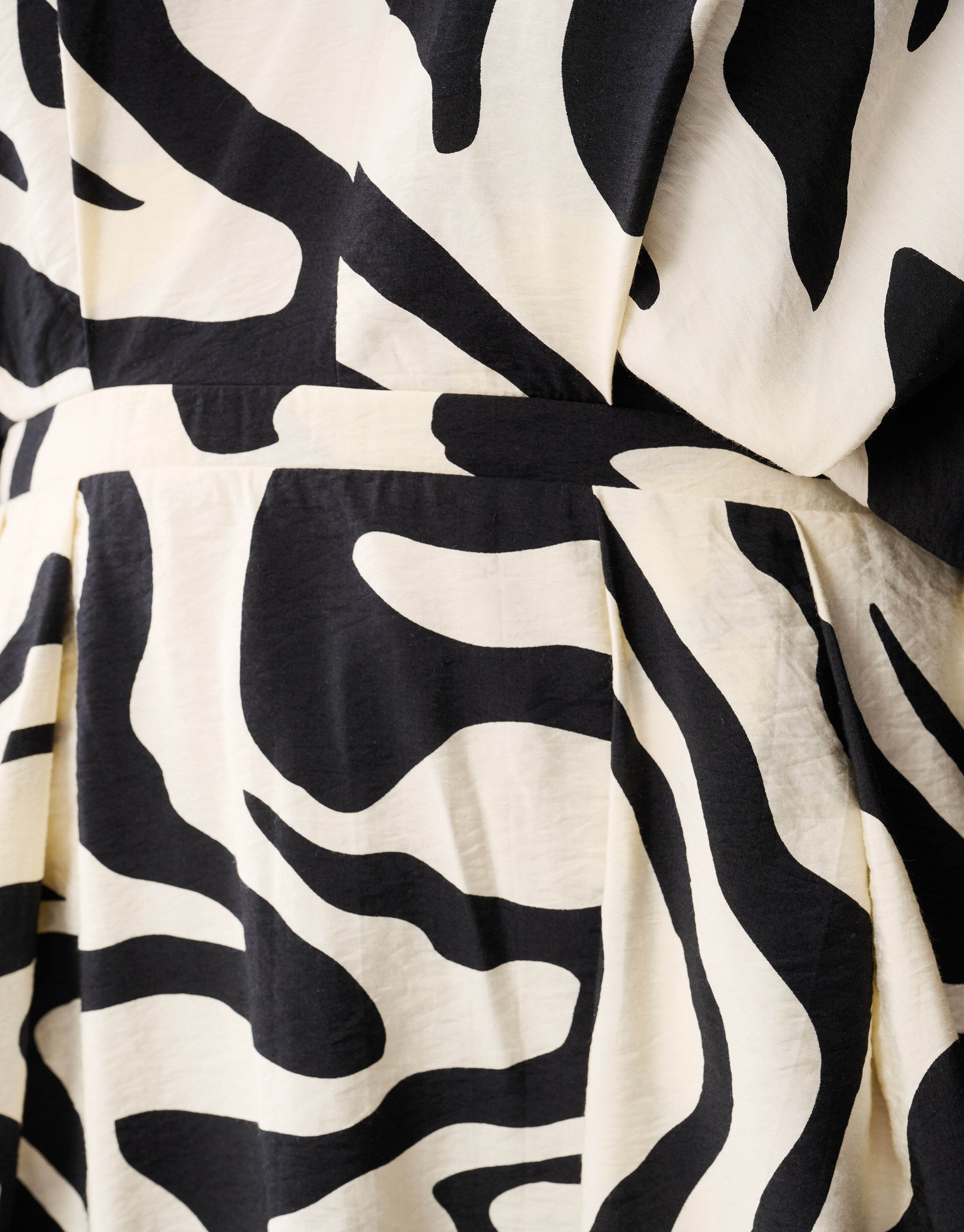Zebra-Minikleid Schwarz SHOEBY WOMEN