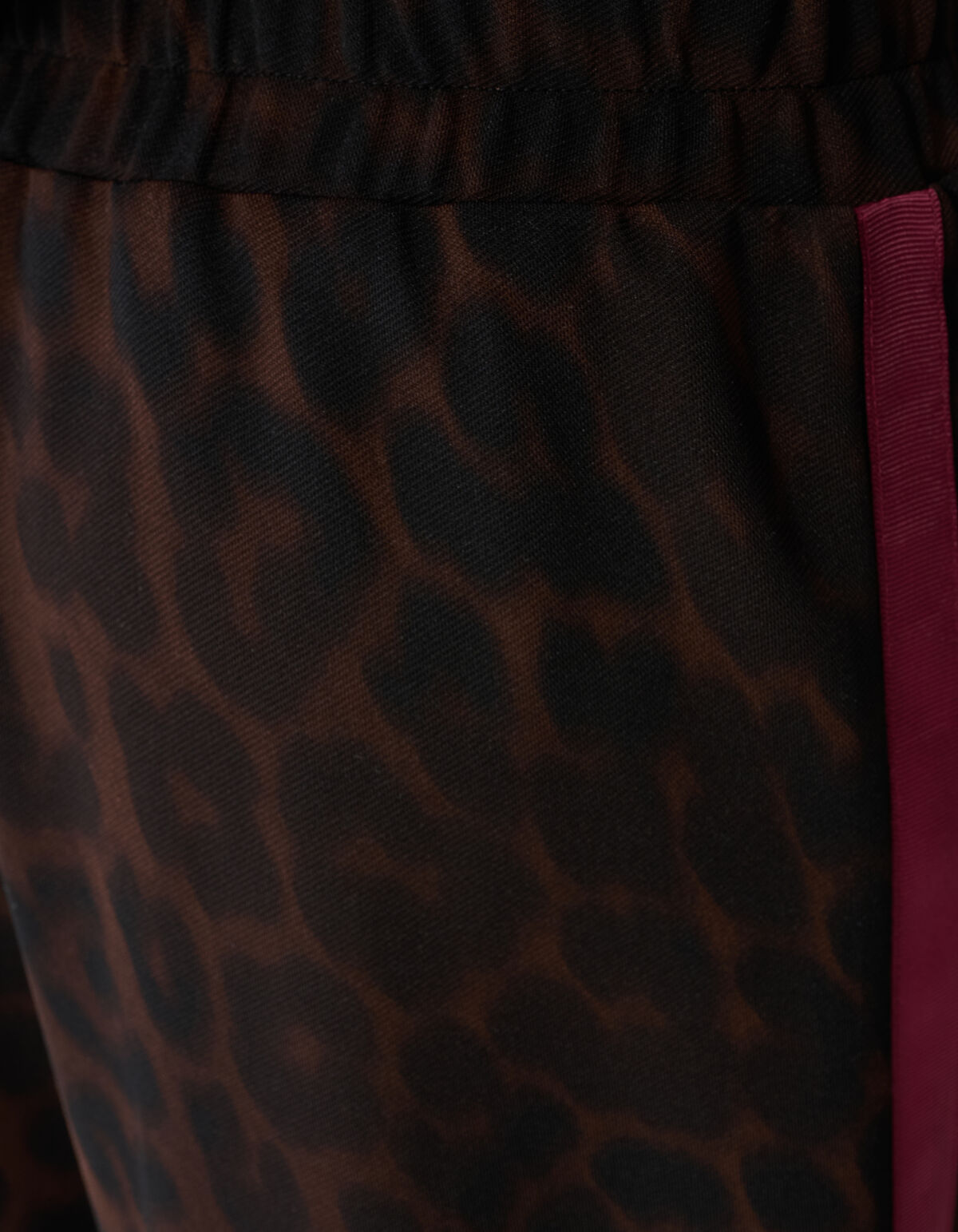 Hose mit Leopardenmuster und weitem Bein Dunkelbr SHOEBY GIRLS