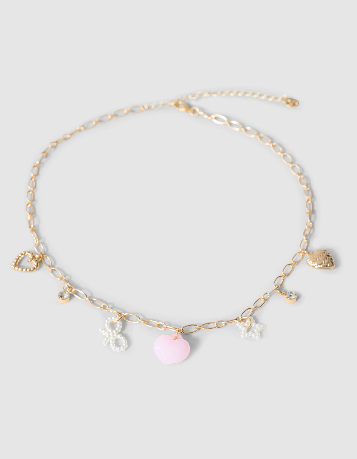 Perlen-Anh&auml;nger-Kette Gold SHOEBY ACCESSOIRES