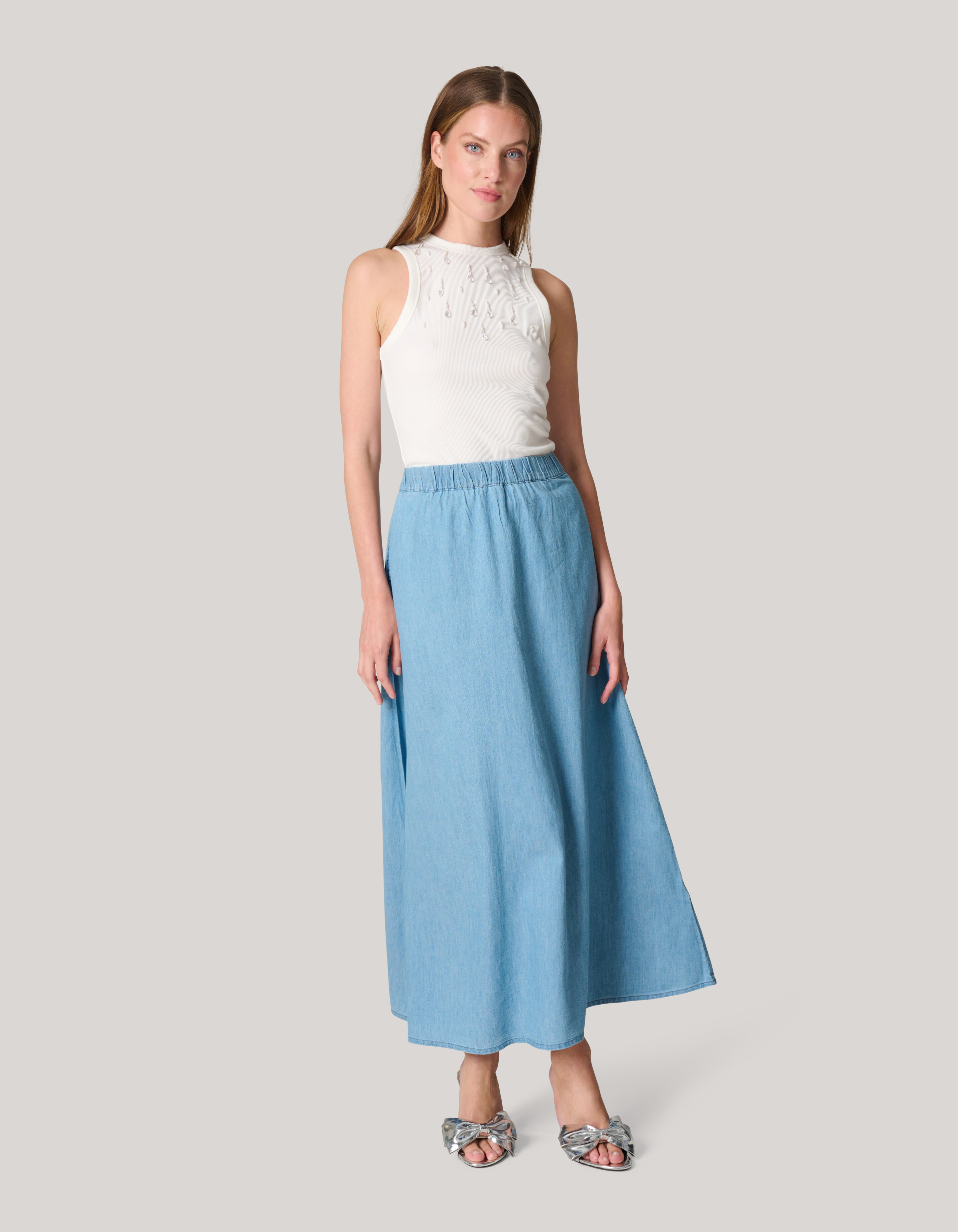 Denim Maxi Rok SHOEBY WOMEN