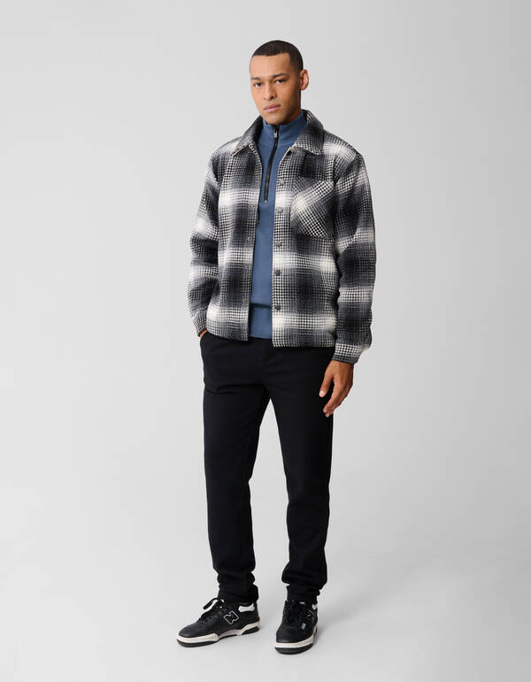 Schwere Karojacke Schwarz SHOEBY MEN