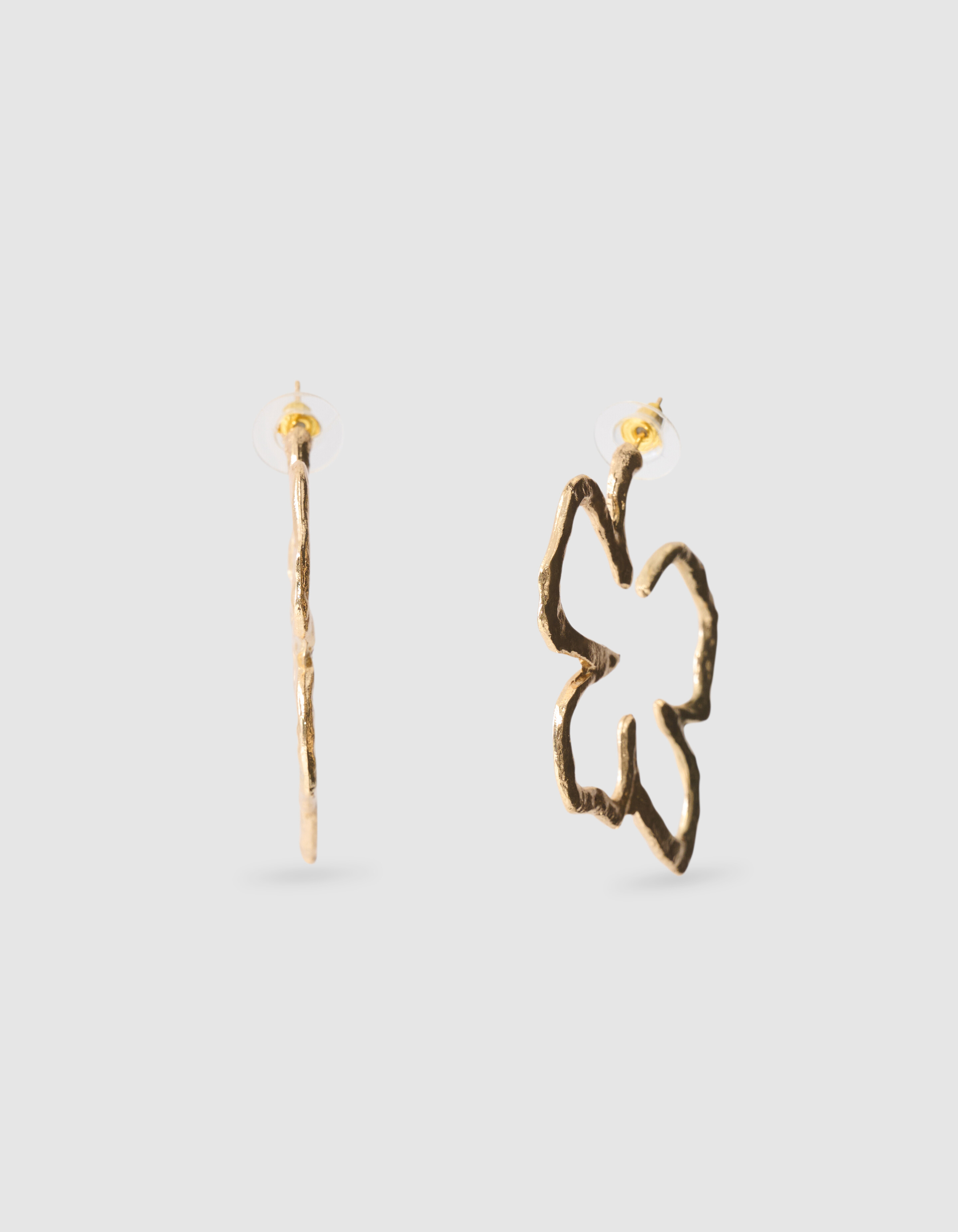 Hammerd Flower Ohrringe Gold SHOEBY ACCESSOIRES