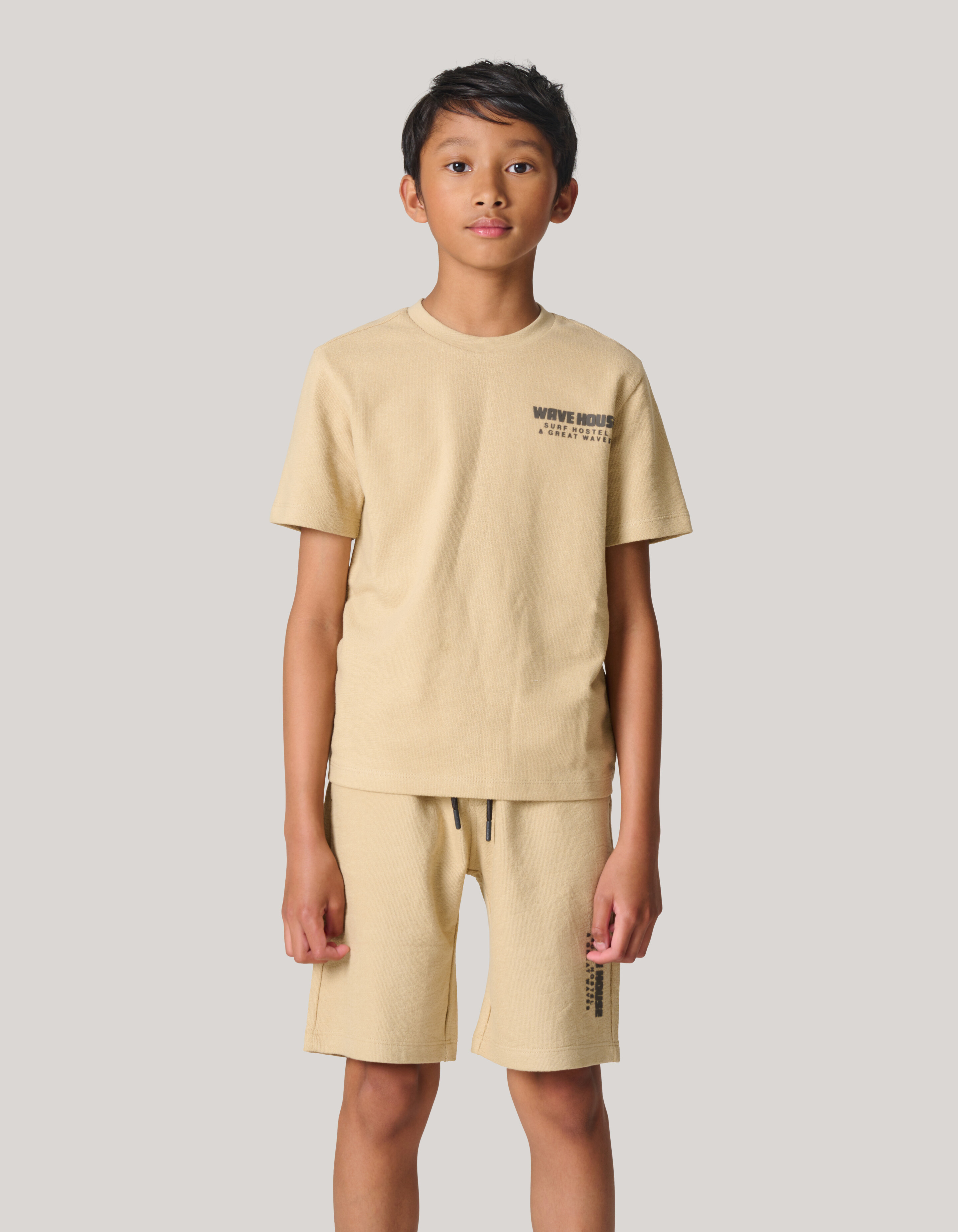 Kunstwerk T-shirt Beige SHOEBY BOYS