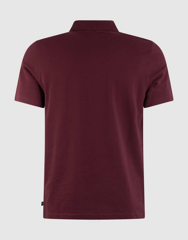 Strickpolo Dunkelrot SHOEBY MEN