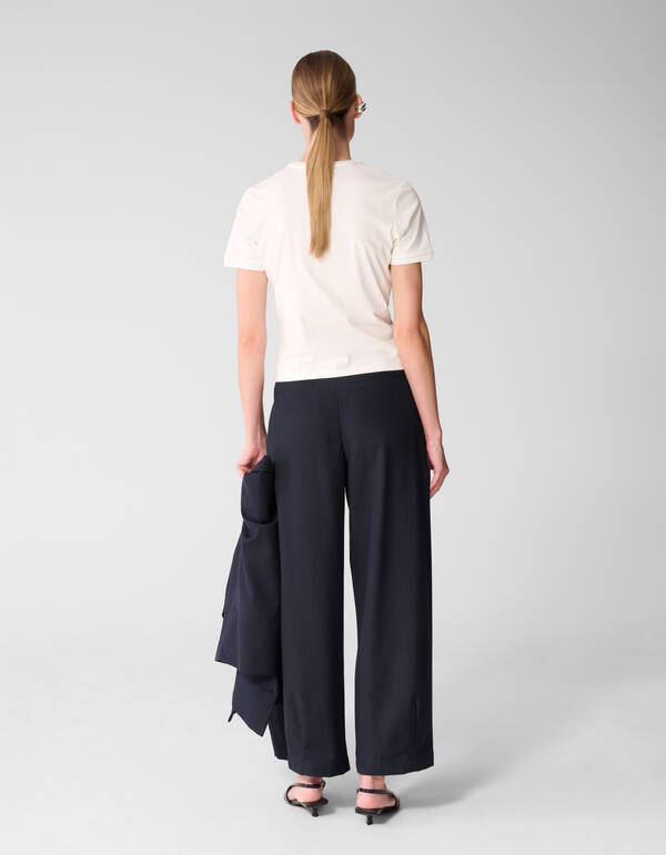 Plissierte Hose Dunkelblau Von Lonneke SHOEBY WOMEN