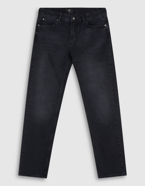 Moderne Straight-Fit-Jeans Schwarz Gr&ouml;&szlig;e 34 SHOEBY MEN
